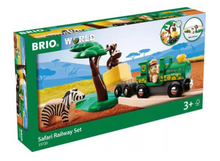 Laden Sie das Bild in den Galerie-Viewer, Brio Safari Eisenbahnset
