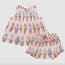 Load image into Gallery viewer, Pink Chicken Baby Girls Jaipur 2-PC Set Pink Soft Serve