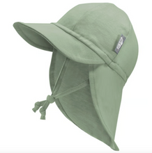 Load image into Gallery viewer, Jan & Jul Juniper Green Cotton Baby Sun Cap