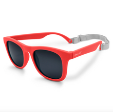 Load image into Gallery viewer, Jan & Jul Nautical Red Sunglasses Black Lenses
