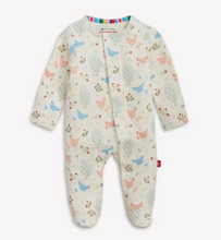Load image into Gallery viewer, Magnetic Me Chicken Tender Organic Cotton Magnetic Footie