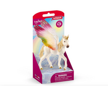 Load image into Gallery viewer, Schleich Winged Rainbow Unicorn Foal