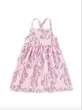 Load image into Gallery viewer, Tea Collection Strappy Sun Dress Caballito de Mar Pink Girls Dress