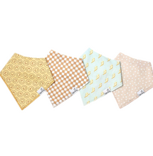 Load image into Gallery viewer, Copper Pearl Bandana Bibs 4-Pack Vance