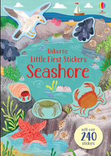 Load image into Gallery viewer, Usborne Little First Stickers Seashore Book