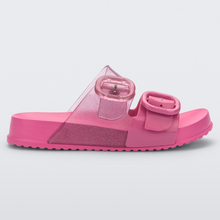 Laden Sie das Bild in den Galerie-Viewer, Mini Melissa Cozy Slide INF Pink/Glitter