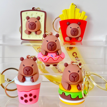 Laden Sie das Bild in den Galerie-Viewer, Capybara Fast Food Key Charm