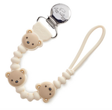 Load image into Gallery viewer, Itzy Ritzy Paci Strap Plus Theo The Bear