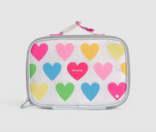 Laden Sie das Bild in den Galerie-Viewer, State Bags Metallic Rodgers Lunch Box Happy Fuzzy Hearts