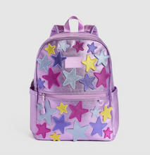 Load image into Gallery viewer, State Bags Metallic Kane Double Pocket Backpack 3D Stars