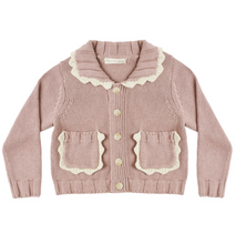 Laden Sie das Bild in den Galerie-Viewer, Rylee + Cru Collared Cardigan Rosewood