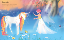 Load image into Gallery viewer, Usborne Sticker Dolly Dressing Rainbow Unicorns Book