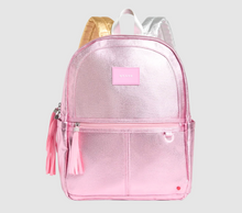 Load image into Gallery viewer, State Bags Metallic Kane Pink Silver Single Pocket Backpack