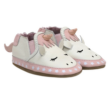 Load image into Gallery viewer, Robeez Evie Soft Soles White