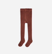 Load image into Gallery viewer, Quincy Mae Footed Tights - Redwood