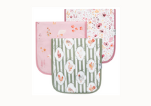 Load image into Gallery viewer, Copper Pearl Gigi Burp Cloths 3-Pack