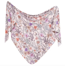 Load image into Gallery viewer, Copper Pearl Flora Swaddle Blanket