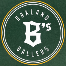 Load image into Gallery viewer, Oaklandish Oakland Ballers Logo Tee Forest