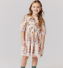 Load image into Gallery viewer, Pink Chicken Girls Evelyn Dress Cloud Bouquet Floral