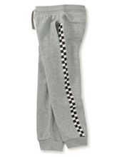 Load image into Gallery viewer, Tea Collection Stripe Out Joggers Med Heather Grey Size 9-12m