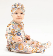 Load image into Gallery viewer, Angel Dear 2 Way Zipper Ruffle Back Footie Brighton Floral Size 12-18m