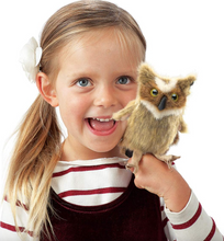Load image into Gallery viewer, Folkmanis Mini Owl Great Horned