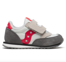 Load image into Gallery viewer, Saucony Baby Jazz HL White/Grey/Red