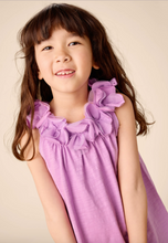 Load image into Gallery viewer, Tea Collection Blooming Lily Shift Dress Sheer Lilac