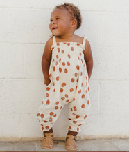 Load image into Gallery viewer, Rylee + Cru Sawyer Jumpsuit Tomatoes Size 6-12m