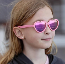 Load image into Gallery viewer, Jan & Jul Polarized Lenses Flexible Heart Frames Peachy Pink Size M (2-6y)