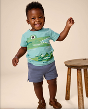 Load image into Gallery viewer, Tea Collection Baby Caiman Graphic Tee Patina