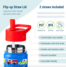 Load image into Gallery viewer, Wildkin Heroes 14 oz Stainless Steel Water Bottle