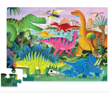 Laden Sie das Bild in den Galerie-Viewer, Crocodile Creek Dino Land Fußbodenpuzzle 36 Teile