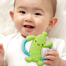 Load image into Gallery viewer, Itzy Ritzy Chew Crew Pickle Silicone Handle Teether