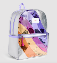 Load image into Gallery viewer, State Bags Kane Double Pocket Backpack Sequin Wave Metallic Kids Backpack
