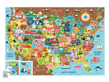 Load image into Gallery viewer, Crocodile Creek USA Puzzle 200 Piece