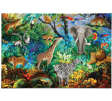 Load image into Gallery viewer, Crocodile Creek Jungle Paradise Puzzle 100 Piece