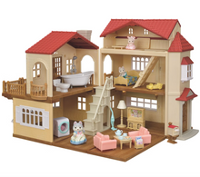 Load image into Gallery viewer, Calico Critters Red Roof Country Home Gift Set- Secret Attic Playroom