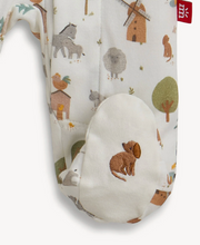 Load image into Gallery viewer, Magnetic Me Funny Farm Organic Cotton Magnetic Footie