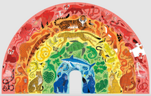 Load image into Gallery viewer, Crocodile Creek Rainbow Animals Puzzle 100 Piece