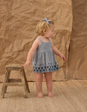 Load image into Gallery viewer, Rylee + Cru Zenni Set Marine Gingham