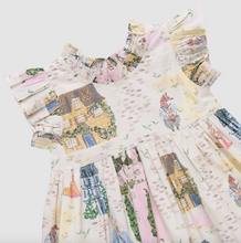 Load image into Gallery viewer, Pink Chicken Baby Girls Jennifer Dress Set Whimsical Castle
