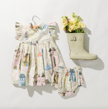 Load image into Gallery viewer, Pink Chicken Baby Girls Jennifer Dress Set Whimsical Castle