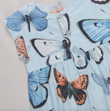 Load image into Gallery viewer, Pink Chicken Baby Girls Alexandra Jumper Blue Vintage Butterflies