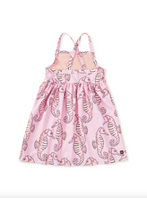 Load image into Gallery viewer, Tea Collection Strappy Sun Dress Caballito de Mar Pink Girls Dress
