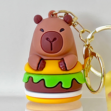 Laden Sie das Bild in den Galerie-Viewer, Capybara Fast Food Key Charm