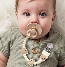 Load image into Gallery viewer, Itzy Ritzy Paci Strap Plus Theo The Bear