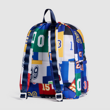 Load image into Gallery viewer, State Bags Kane Double Pocket Backpack Varsity Numbers