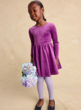 Load image into Gallery viewer, Tea Collection Velour Ballet Dress Cosmic Berry
