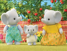 Load image into Gallery viewer, Calico Critters Elephant Family Trio